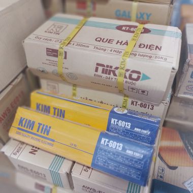 Que hàn sắt Kim Tín KT6013 D3.2 20kg/thùng (giá có VAT)